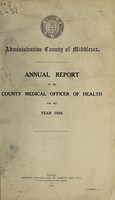 view [Report 1930] / Medical Officer of Health, Middlesex County Council.