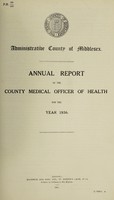 view [Report 1936] / Medical Officer of Health, Middlesex County Council.
