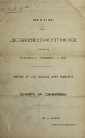 view [Report 1898] / Medical Officer of Health, Leicestershire / County of Leicester County Council.