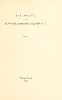 view The journal of Edward Robinson Squibb, M.D.