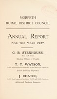 view [Report 1937] / Medical Officer of Health, Morpeth R.D.C.