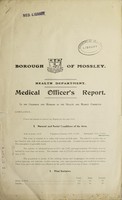 view [Report 1925] / Medical Officer of Health, Mossley Borough.