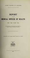 view [Report 1927] / Medical Officer of Health, Lancashire County Council.