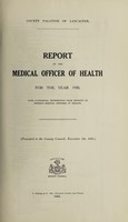 view [Report 1930] / Medical Officer of Health, Lancashire County Council.