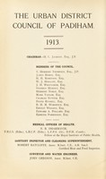 view [Report 1913] / Medical Officer of Health, Padiham U.D.C.