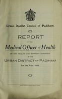 view [Report 1918] / Medical Officer of Health, Padiham U.D.C.