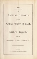 view [Report 1895] / Medical Officer of Health, Paignton U.D.C.