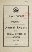 view [Report 1943] / Medical Officer of Health, Paignton U.D.C.