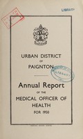 view [Report 1950] / Medical Officer of Health, Paignton U.D.C.