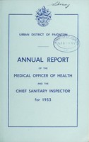 view [Report 1953] / Medical Officer of Health, Paignton U.D.C.