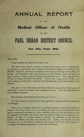 view [Report 1913] / Medical Officer of Health, Paul U.D.C.