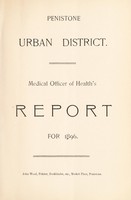 view [Report 1896] / Medical Officer of Health, Penistone U.D.C.