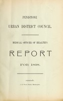 view [Report 1898] / Medical Officer of Health, Penistone U.D.C.