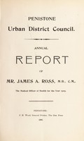 view [Report 1905] / Medical Officer of Health, Penistone U.D.C.