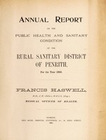 view [Report 1905] / Medical Officer of Health, Penrith R.D.C.