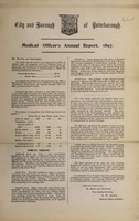 view [Report 1897] / Medical Officer of Health, Peterborough City & Borough.