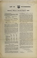 view [Report 1898] / Medical Officer of Health, Peterborough City & Borough.