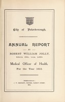 view [Report 1913] / Medical Officer of Health, Peterborough City & Borough.