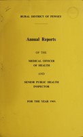 view [Report 1969] / Medical Officer of Health, Pewsey R.D.C.