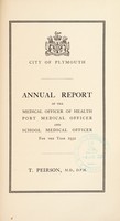 view [Report 1932] / Medical Officer of Health, Plymouth Borough.