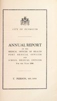view [Report 1936] / Medical Officer of Health, Plymouth Borough.