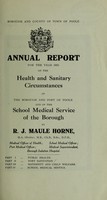 view [Report 1925] / Medical Officer of Health, Poole Borough.