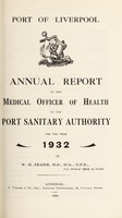 view [Report 1932] / Medical Officer of Health, Liverpool Port Health Authority.