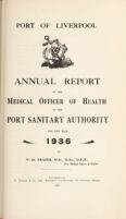 view [Report 1936] / Medical Officer of Health, Liverpool Port Health Authority.