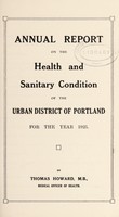 view [Report 1925] / Medical Officer of Health, Portland U.D.C.