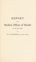 view [Report 1958] / Medical Officer of Health, Portslade-by-Sea U.D.C.