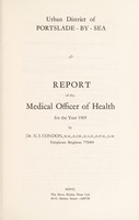 view [Report 1969] / Medical Officer of Health, Portslade-by-Sea U.D.C.