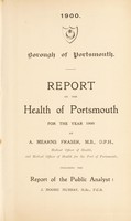 view [Report 1900] / Medical Officer of Health, Portsmouth Borough.