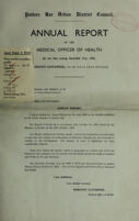 view [Report 1936] / Medical Officer of Health, Potters Bar U.D.C.