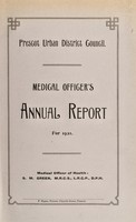 view [Report 1921] / Medical Officer of Health, Prescot U.D.C.