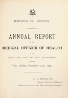 view [Report 1897] / Medical Officer of Health, Preston County Borough.