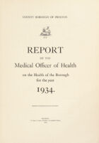 view [Report 1934] / Medical Officer of Health, Preston County Borough.