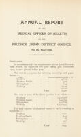 view [Report 1913] / Medical Officer of Health, Prudhoe U.D.C.