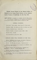 view [Report 1923] / Medical Officer of Health, Linton R.D.C.