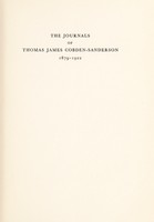 view The journals of Thomas James Cobden-Sanderson, 1879-1922.