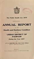 view [Report 1937] / Medical Officer of Health, Padiham U.D.C.