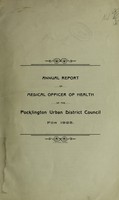 view [Report 1925] / Medical Officer of Health, Pocklington U.D.C.