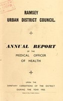 view [Report 1950] / Medical Officer of Health, Ramsey U.D.C.