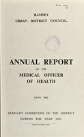 view [Report 1961] / Medical Officer of Health, Ramsey U.D.C.