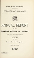 view [Report 1950] / Medical Officer of Health, Ramsgate Borough.