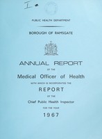 view [Report 1967] / Medical Officer of Health, Ramsgate Borough.
