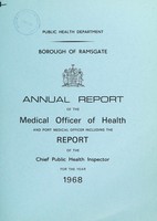 view [Report 1968] / Medical Officer of Health, Ramsgate Borough.