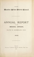 view [Report 1905] / Medical Officer of Health, Rawdon U.D.C.