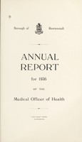 view [Report 1936] / Medical Officer of Health, Rawtenstall Borough.