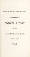 view [Report 1960] / Medical Officer of Health, Reading County Borough.