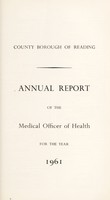 view [Report 1961] / Medical Officer of Health, Reading County Borough.